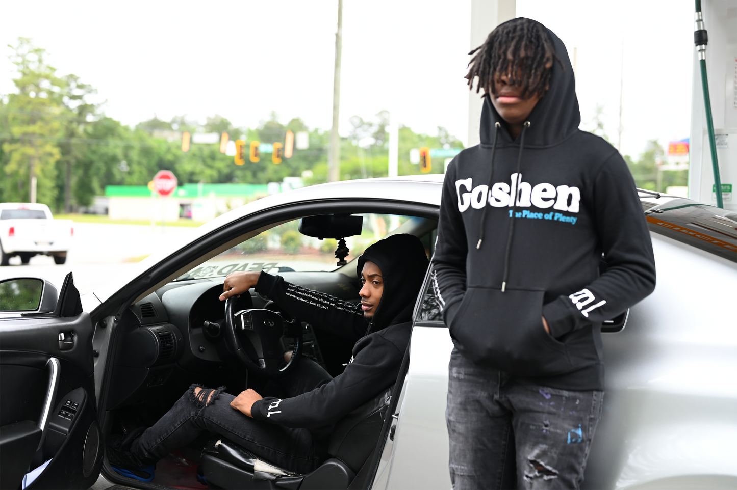 Goshen Puff Print Hoodie